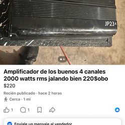 Amplificador De Vos Down4sound Jp(contact info removed) Watts Rms 