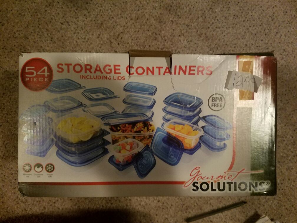 Gourmet Solutions 54 Piece Storage Containers