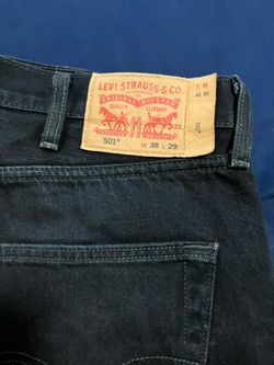 501s Black Pants 38-29