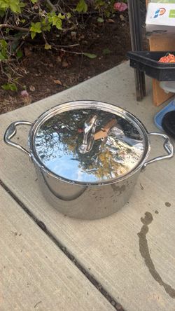 New Stainless Steel Stock Pot with Lid