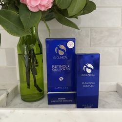 Professional Skincare Bundle - iS Clinical Brand Products/retinol / Cleanser