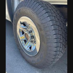 4 Set Juego 17 New Tires And Rims Gmc Chevrolet 