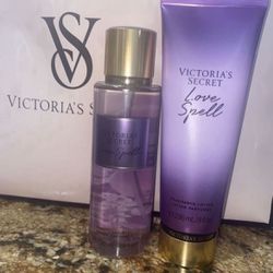 Victorias Secret Love Spell Fragrance Mist Set 