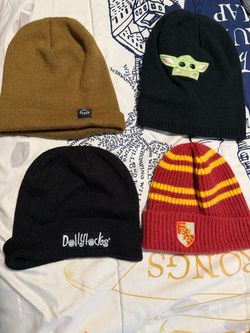 Lot of 4 Knit Beanies