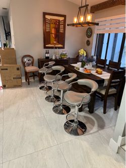 Set of 4 Bar or Counter Stools