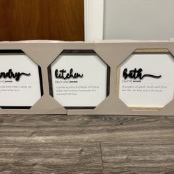 Set 3 Brand New Wall Art