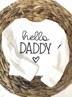 Announcement Shirts/ Onesie Customizable
