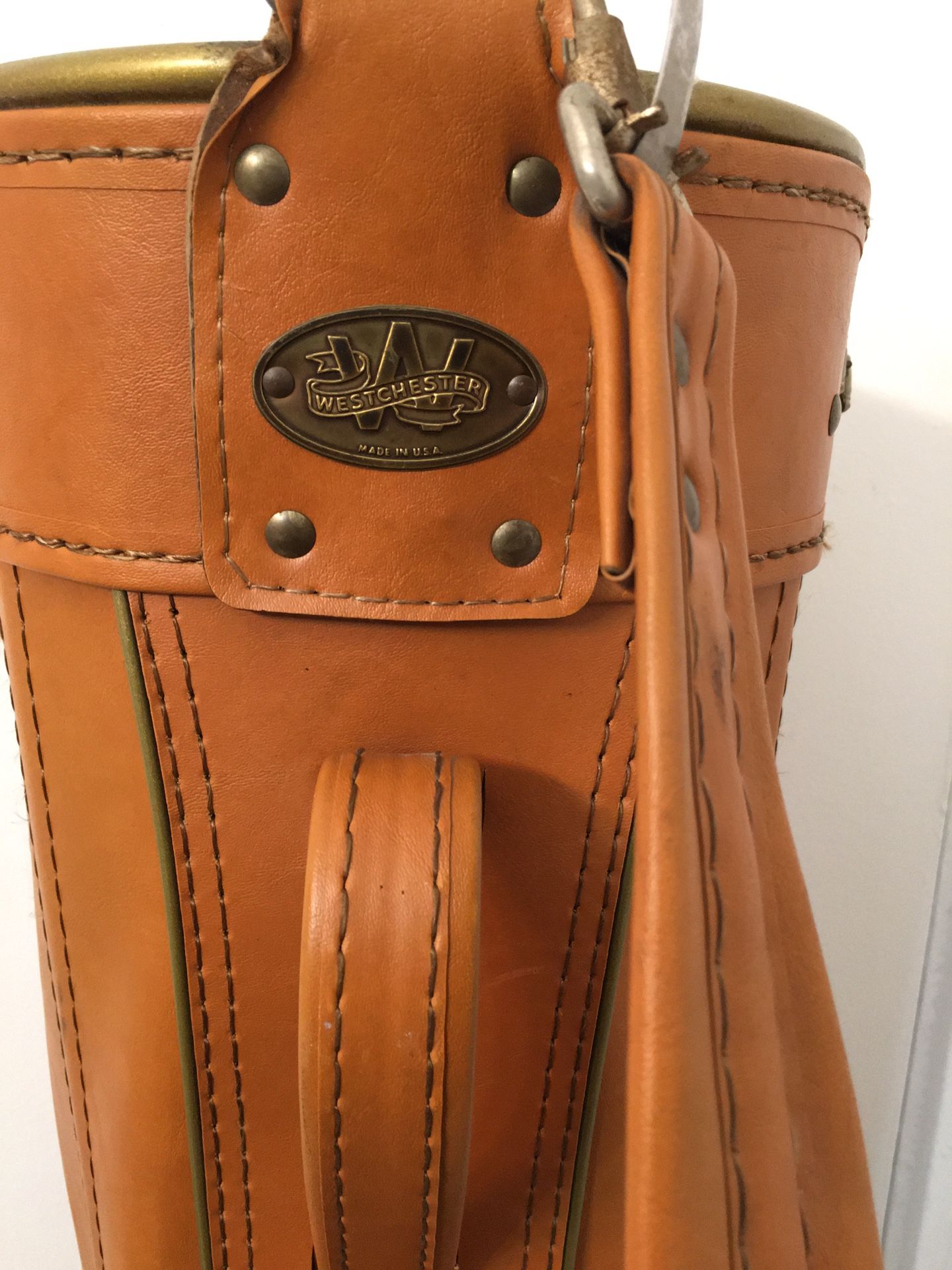 Vintage Leather Westchester Golf Bag