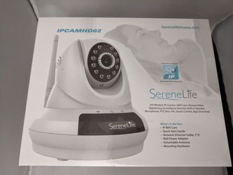 SereneLife Wifi Security Camera Monitor IPCamHD62 Wifi