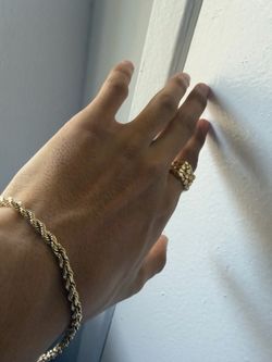 14K Rope Bracelet