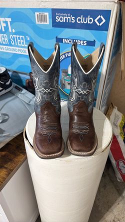 Old West Two-Tone Cowboy Boots size 13.5