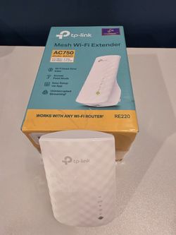 TP-LINK AC750 Dual Band Mesh Wifi Extender 
