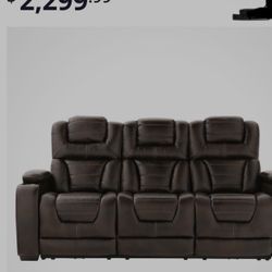 Titanium Elite Power Plus Reclining Sofa