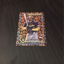 Jackson Chourio - Rookie Card - JACKOLANTERN Parallel - 2024 Topps Update - Milwaukee Brewers 