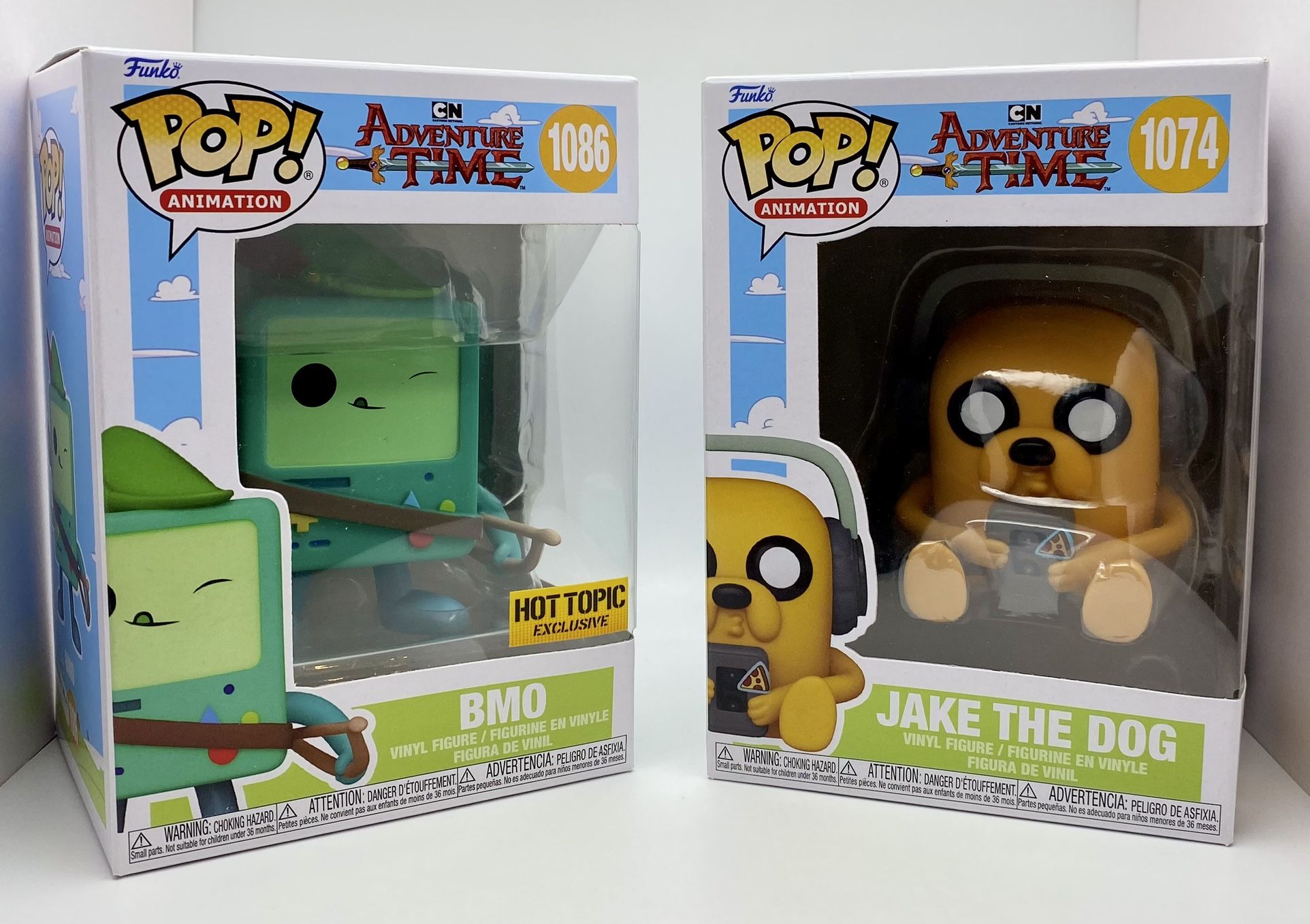 CN Adventure Time - BMO & Jake Funko POP! 2 Pops Bundle