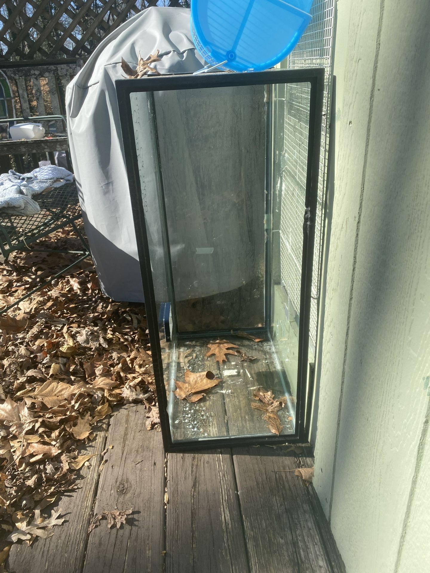 Large Tank And Small Cage