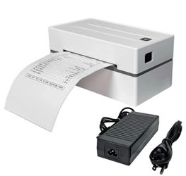 Portable Thermal Shipping Label 4x6 Printer Model Y812BT White Bluetooth USB