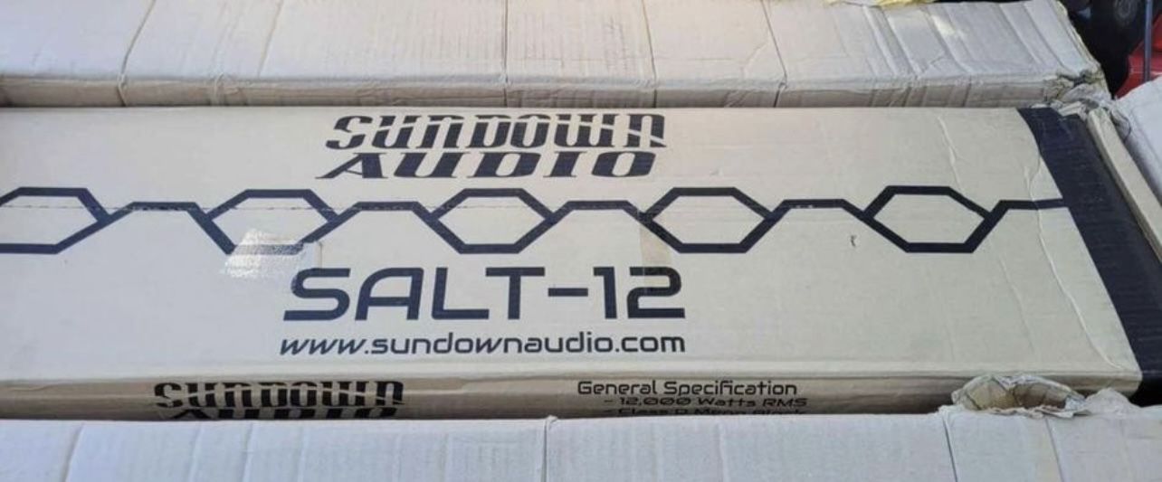 Like New Sundown Salt-12 Class D Monoblock 12000W Competition Amplifier