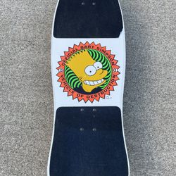 VERY VINTAGE 1990 BART Simpson Skateboard