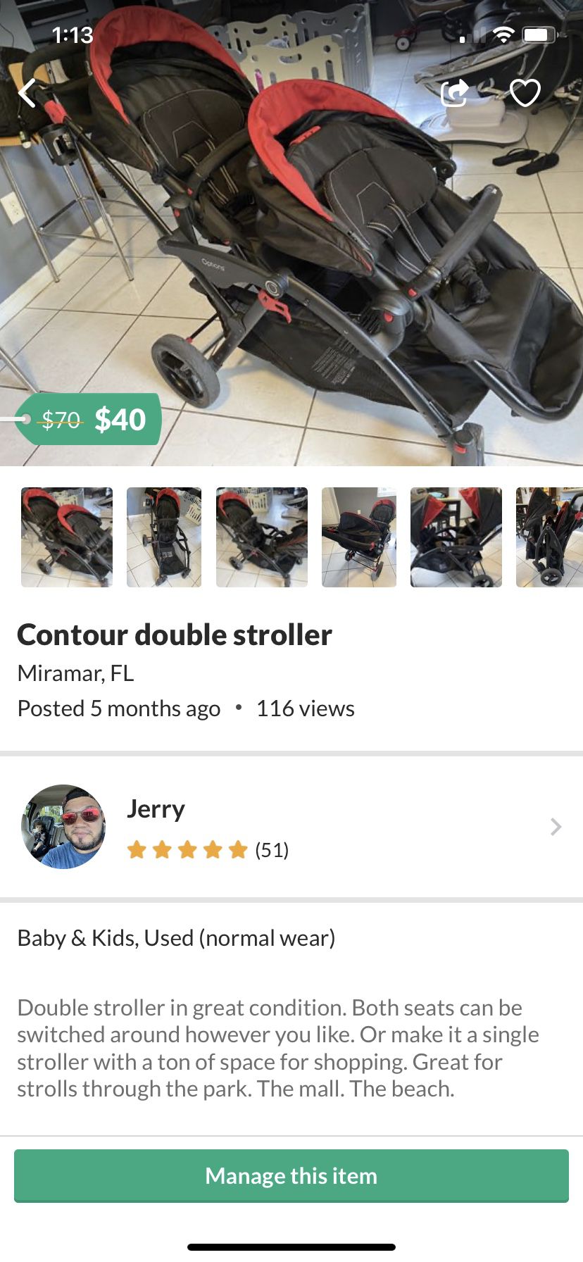 Double stroller