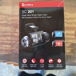 Brand New Cobra Dash cam/gps SC201