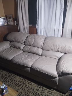Leather couch