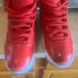 Red jordan 11 price new arrivals