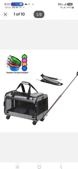 Coopeter Dog Cat Carrier, Pet Carrier Airline Approved
