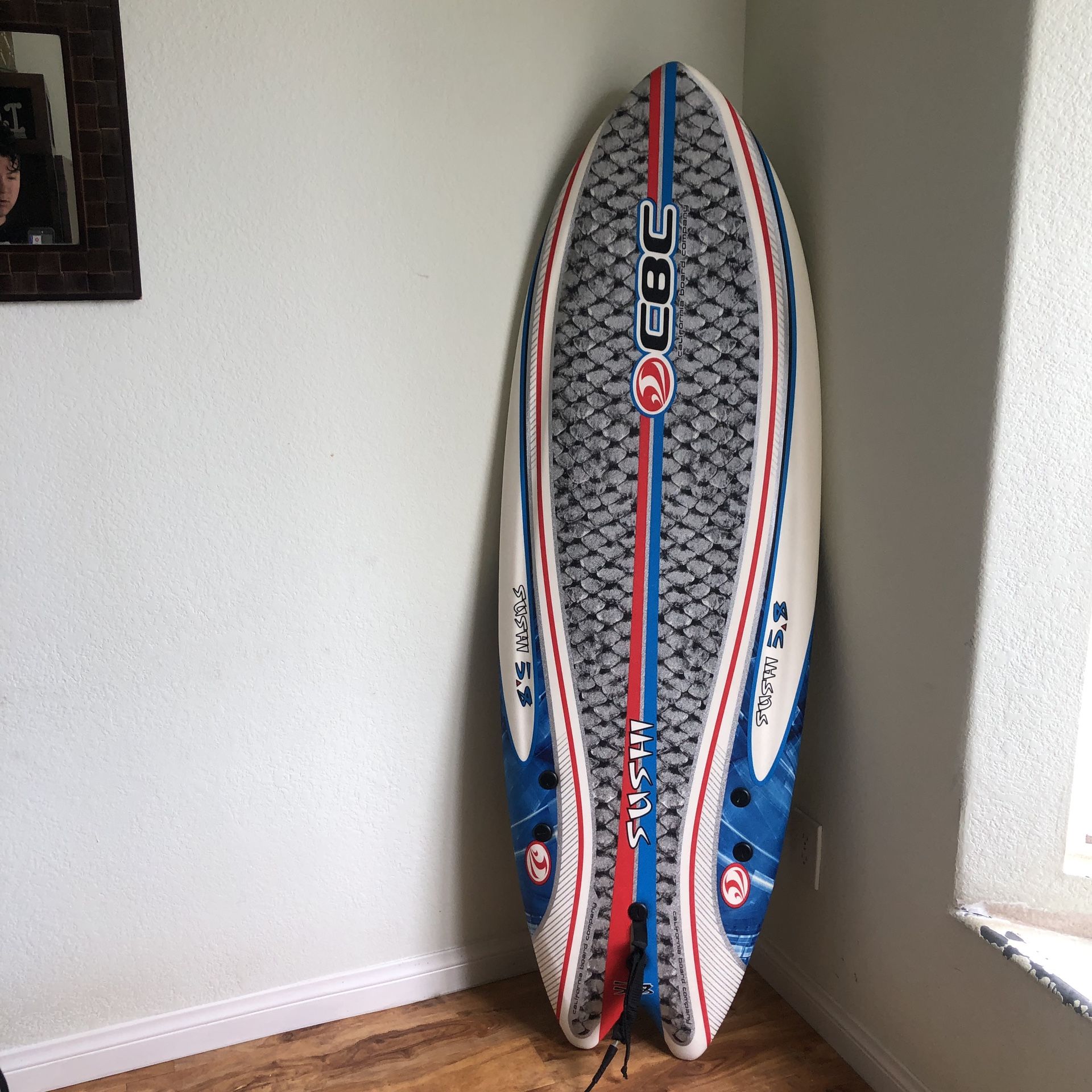 California Board Company 5'8 Sushi Soft Surfboard 