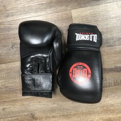 Old School Boxing Gloves Velcro