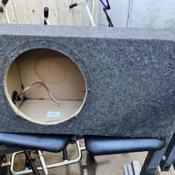 12 inch single subwoofer box