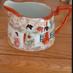 Vintage Japanese Geisha Creamer