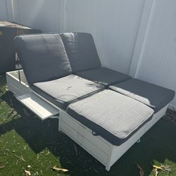 Outdoor Pool Double Tanning Bed