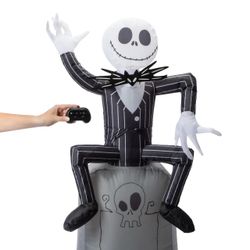 Disney The Nightmare Before Christmas Remote Control Inflatable Jack Skellington