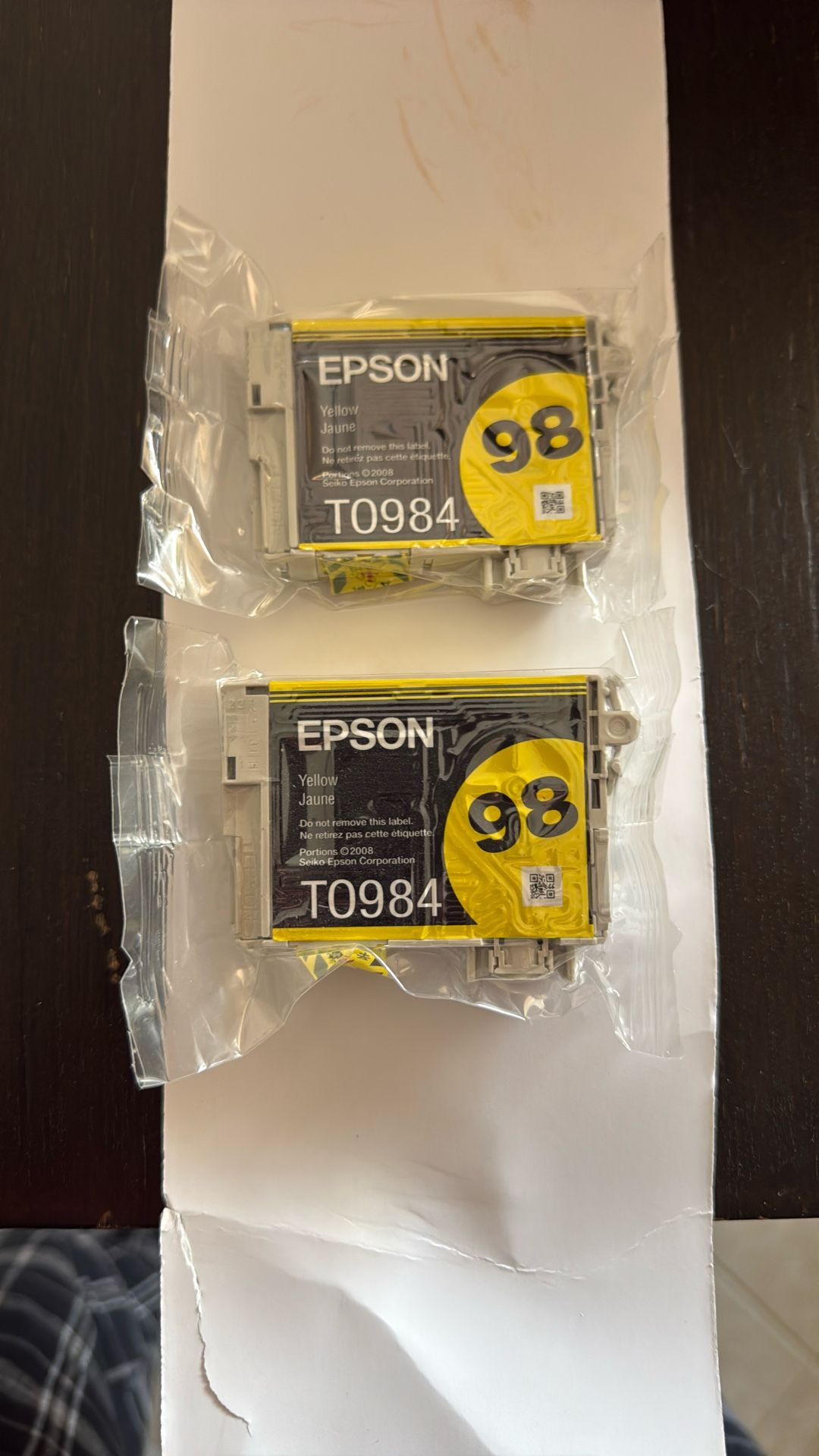 Original Epson 98 Yellow ( T0984 ) Ink Cartridge