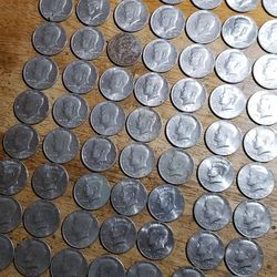 VINTAGE KENNEDY HALF DOLLARS 