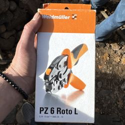 $300 ⚡️PRO ELECTRICIAN TOOL – Weidmüller PZ 6 Roto L Ferrule Crimper | Germany-Grade