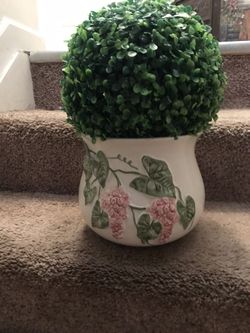 Vase / round flower
