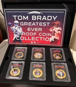 Tom Brady Greatest Ever Proof Coin Collection-Pick Up Only Highland Park 90042