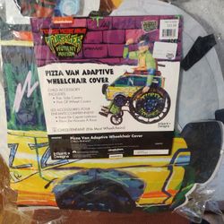 Adaptive Teenage Mutant Ninja Turtles Pizza Van Halloween Wheelchair Cover New