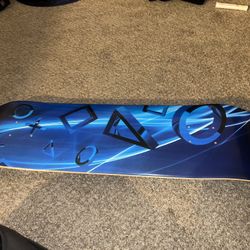 Blue PlayStation Skateboard Deck