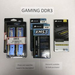 Gaming DDR3 RAM/Memory