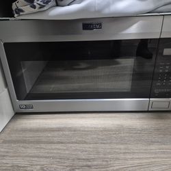 May tag microwave under-the-counter.