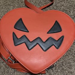 Halloween Pumpkin Crossbody Purse