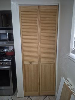 Pantry shutter doors