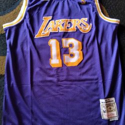 XL Wilt Chamberlain Los Angeles Lakers Jerseys 