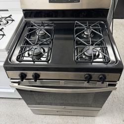 GE Gas stove 4 Burners Stainless Steel