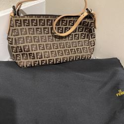 Gently Used Fendi Zucca Pochette