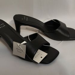 New a new day Women Black Adq81 Lindie Heels N3