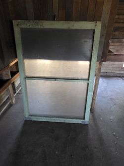 Vintage Barn Windows With Screen